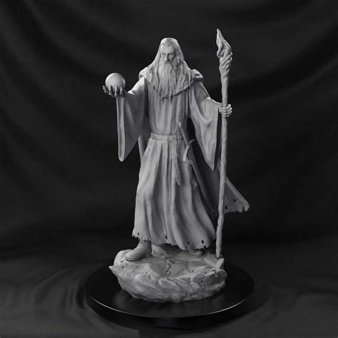 3D Printed Lord of the Rings Figures with STL Files.